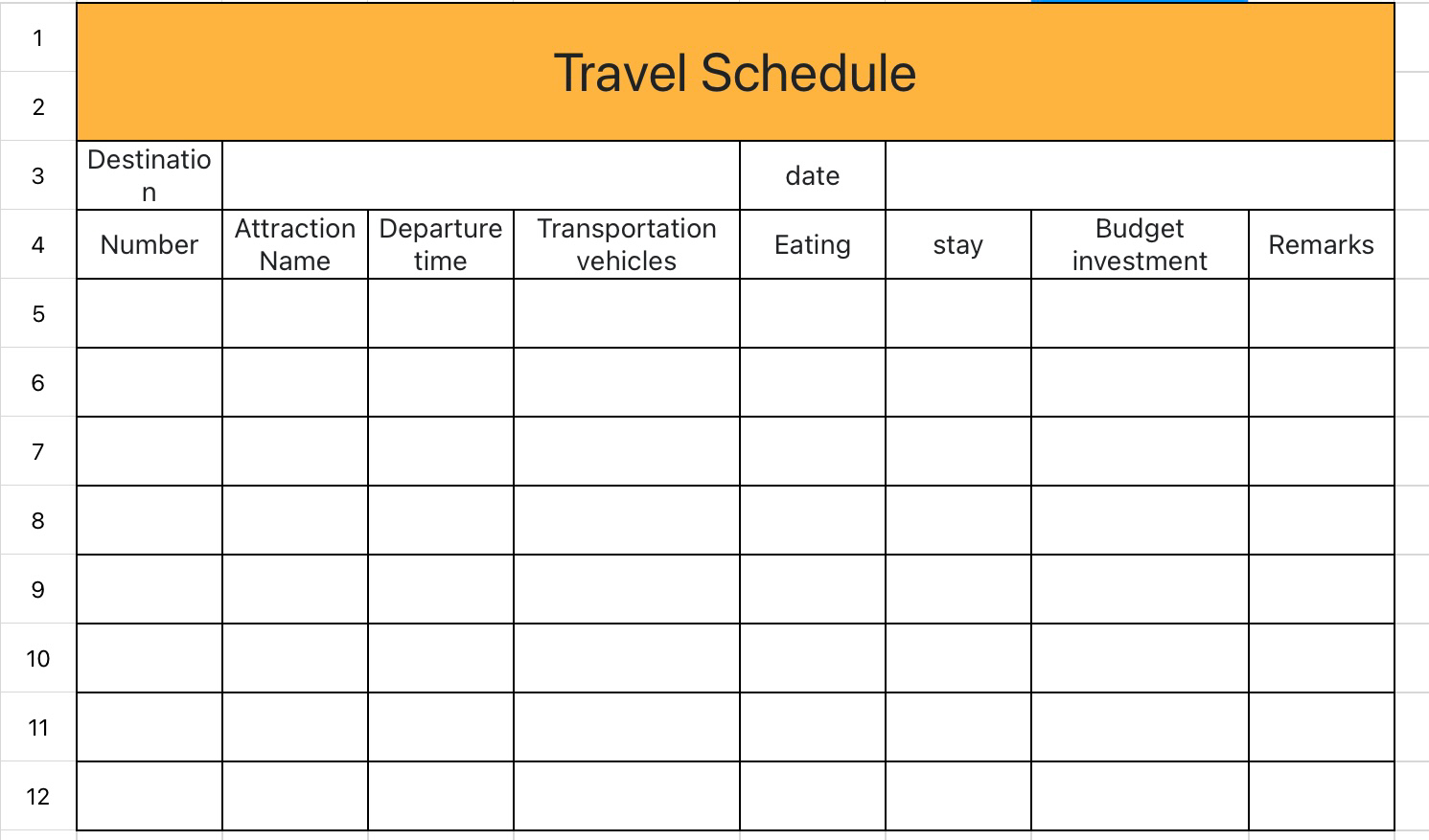 Travel planner 1